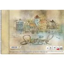 Kreska Szkicownikna spirali A4 100 k. 90g poziomy
