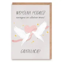 Cardie Kartka �lubna Go��bie, eko koperta