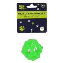 Pi�ka dla psa �wiec�ca 6cm zielona TRIK&ROLL 560667