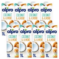 Alpro Nap�j kokosowo-migda�owy z wapniem i witaminami Zestaw 8 x 1 L