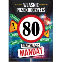 Armin Style KARNET URODZINY 80 B6 Z KOP AS GM-1277 FOL