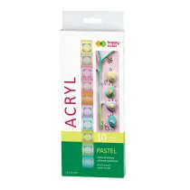 Happy Color Farby akrylowe pastelowe 12x12ml