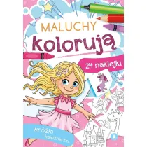Malowanka 165X240 Maluchy koloruj�. Wr�ki i ksi�niczki  NAKLEJKI SKRZAT 071184