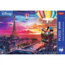 Puzzle 1000 Mickey i Minnie w Paryu TREFL