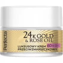 Perfecta 24K Gold & Rose Oil krem przeciwzmarszaczkowy do twarzy 60+ 50 ml