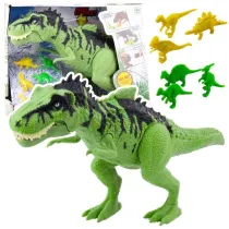 Dinozaur z ma�ymi figurkami ruchomy i z d�wi�kiem
