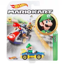 Hot Wheels Mario Kart Pojazd Luigi - Mach 8 GBG27 Mattel