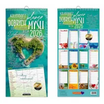 Kukartka Kalendarz 2026 cienny planer Dobrych myli