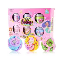 Slime z akcesoriami Fluffy Butter Pink Robe