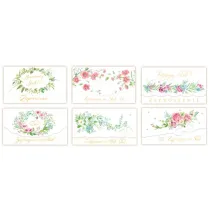 Merigraf Zaproszenie �lub du�e boho op.10 szt MIX