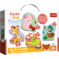 Puzzle Baby Classic - Bobaskowe zwierz�tka Trefl