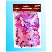 Galeria Hobby Motyle brokatowe 52 szt.