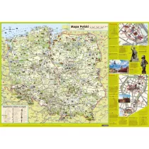 Plansza edukacyjna - Mapa Polski Junior