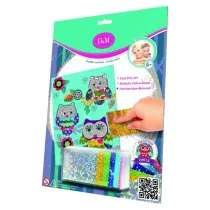 Obrazek ozdabiany kolorow� foli� - ma�a sowa (57421) Revontuli Toys Oy