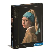 Puzzle 1000 el. Museum. Dziewczyna z per��, Jan Vermeer Clementoni