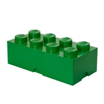 Pojemnik klocek LEGO Brick 8 Zielony