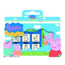Piecztki w walizce winka Peppa 7 szt.