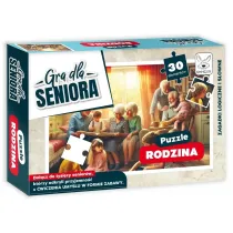 Gra dla Seniora. Puzzle Rodzina Kangur