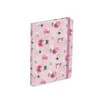 MFP Brulion z gumk� Kwiaty 13x18cm 120 kartek linia