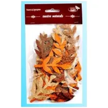 Galeria Hobby Ga��zki brokatowe br�zowa 36 szt.