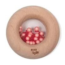 Grzechotka drewniana sensoryczna pomidorki Petit Boum