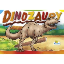 Kolorowanka A5 16 str. ma�a Dinozaury - br�zowy