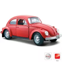 Model kompozytowy Volkswagen Beetle 1973 czerwony Maisto