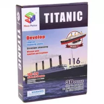 Puzzle 3D Titanic 116 elementw 81cm CH-6443279