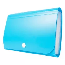 Mini organizer harmonijkowy PP zatrzask niebieski