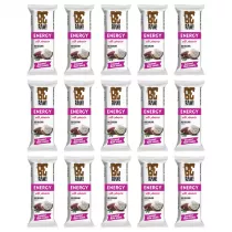 BeRaw Baton energy - surowe kakao, kokos zgrzewka 15 x 40 g