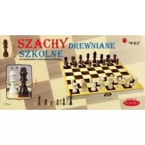 Mae szachy szkolne drewniane