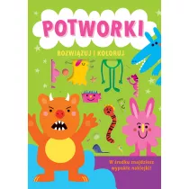 Rozwi�zuj i koloruj. Potworki