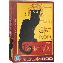 Puzzle 1000 el. Czarny kot, T. A. Steinlen Eurographics