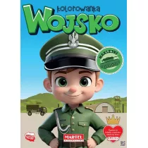 Wojsko Kolorowanka z naklejkami