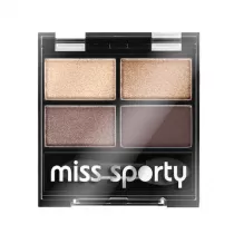 Miss Sporty Studio Colour Quattro Eye Shadow poczwrne cienie do powiek 403 Smoky Brown Eyes 5 g