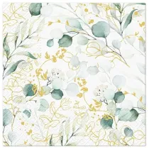 Paw Serwetki 33 x 33 cm Golden Eucalyptus SDL143900 20 szt.