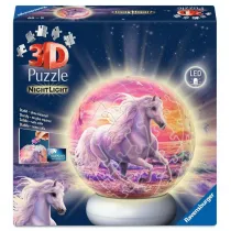 Puzzle 3D NightLight Horses on the Beach Ravensburger