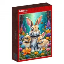 Puzzle 1000 Matczyna mio - Krliki Alipson