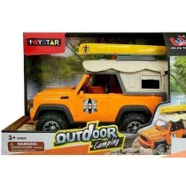 Jeep campingowy ze �wiat�em i d�wi�kiem LeanToys
