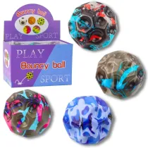 Pi�eczka z wg��bieniami do ugniatania 9cm MIX LeanToys