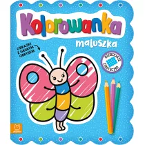Obrazki z grubym obrysem. Niebieskie ciasteczko
