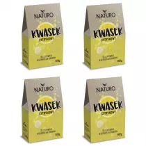 Naturo Kwasek cytrynowy do zastosowania w gospodarstwie domowym zestaw 4 x 500 g