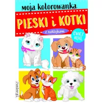 Moja kolorowanka. Pieski i kotki