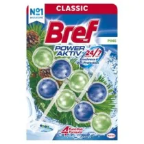 Bref WC Power Aktiv Zawieszka myj�co-zapachowa do muszli WC sosna 2 szt.