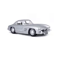 Mercedes-Benz 300SL 1954 Silver 1:24 BBURAGO