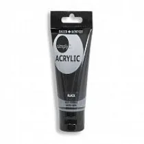 Giotto Simply acrylic black 250ml