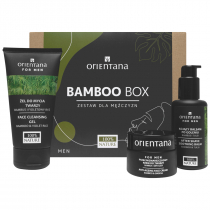 ORIENTANA Bamboo Box zestaw kosmetyków dla mężczyzn (żel + krem + balsam po goleniu) 50 ml + 75 ml + 150 ml