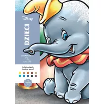 Disney. Dzieci. Zagadkowe rysunki. Art therapy. Kolorowanka antystresowa