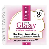 Lirene Effect Glassy nawilajcy krem odywczy do twarzy SPF50 50 ml
