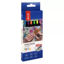 Cienkopisy neon MemoBe 0.4mm